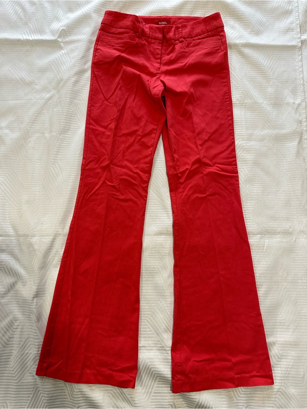 XOXO Coral Flared Trousers - Bootcut Dress Pants Juniors Size 3/4